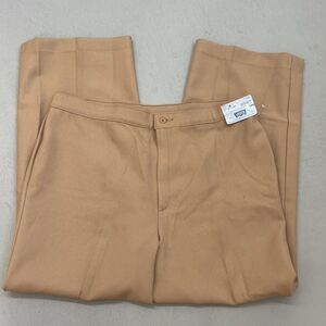 Vintage 70's Levis High Waist Pants Women 40x31 NWT Beige Dacron Polyester 1978